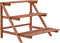 vidaXL - Plantenstandaard - 3-laags - 48x45x40 - cm - cederhout