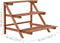 vidaXL - Plantenstandaard - 3-laags - 48x45x40 - cm - cederhout