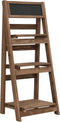 vidaXL - Plantenstandaard - 3-laags - met - bord - 40x30x90 - cm - massief - vurenhout