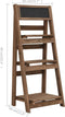 vidaXL - Plantenstandaard - 3-laags - met - bord - 40x30x90 - cm - massief - vurenhout
