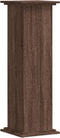 vidaXL - Plantenstandaard - 33x33x100 - cm - bewerkt - hout - bruin - eikenkleurig