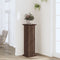 vidaXL - Plantenstandaard - 33x33x100 - cm - bewerkt - hout - bruin - eikenkleurig