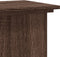 vidaXL - Plantenstandaard - 33x33x100 - cm - bewerkt - hout - bruin - eikenkleurig