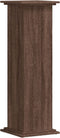 vidaXL - Plantenstandaard - 33x33x100 - cm - bewerkt - hout - bruin - eikenkleurig