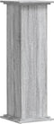 vidaXL - Plantenstandaard - 33x33x100 - cm - bewerkt - hout - grijs - sonoma - eiken