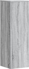 vidaXL - Plantenstandaard - 33x33x100 - cm - bewerkt - hout - grijs - sonoma - eiken