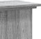 vidaXL - Plantenstandaard - 33x33x100 - cm - bewerkt - hout - grijs - sonoma - eiken