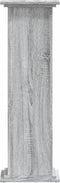 vidaXL - Plantenstandaard - 33x33x100 - cm - bewerkt - hout - grijs - sonoma - eiken