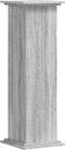 vidaXL - Plantenstandaard - 33x33x100 - cm - bewerkt - hout - grijs - sonoma - eiken