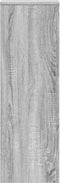 vidaXL - Plantenstandaard - 33x33x100 - cm - bewerkt - hout - grijs - sonoma - eiken