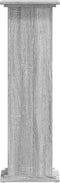 vidaXL - Plantenstandaard - 33x33x100 - cm - bewerkt - hout - grijs - sonoma - eiken