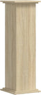 vidaXL - Plantenstandaard - 33x33x100 - cm - bewerkt - hout - sonoma - eikenkleurig
