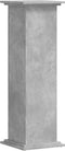 vidaXL - Plantenstandaard - 33x33x100 - cm - bewerkt - hout - betongrijs