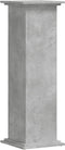 vidaXL - Plantenstandaard - 33x33x100 - cm - bewerkt - hout - betongrijs