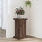 vidaXL - Plantenstandaard - 33x33x60 - cm - bewerkt - hout - bruin - eikenkleurig