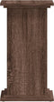 vidaXL - Plantenstandaard - 33x33x60 - cm - bewerkt - hout - bruin - eikenkleurig