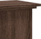 vidaXL - Plantenstandaard - 33x33x60 - cm - bewerkt - hout - bruin - eikenkleurig