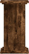 vidaXL - Plantenstandaard - 33x33x60 - cm - bewerkt - hout - gerookt - eikenkleurig
