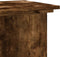 vidaXL - Plantenstandaard - 33x33x60 - cm - bewerkt - hout - gerookt - eikenkleurig