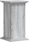 vidaXL - Plantenstandaard - 33x33x60 - cm - bewerkt - hout - grijs - sonoma - eiken
