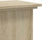vidaXL - Plantenstandaard - 33x33x60 - cm - bewerkt - hout - sonoma - eikenkleurig