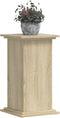 vidaXL - Plantenstandaard - 33x33x60 - cm - bewerkt - hout - sonoma - eikenkleurig