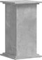 vidaXL - Plantenstandaard - 33x33x60 - cm - bewerkt - hout - betongrijs