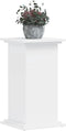 vidaXL - Plantenstandaard - 33x33x60 - cm - bewerkt - hout - wit