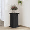 vidaXL - Plantenstandaard - 33x33x60 - cm - bewerkt - hout - zwart