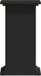 vidaXL - Plantenstandaard - 33x33x60 - cm - bewerkt - hout - zwart