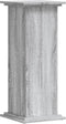 vidaXL - Plantenstandaard - 33x33x80 - cm - bewerkt - hout - grijs - sonoma - eiken