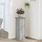 vidaXL - Plantenstandaard - 33x33x80 - cm - bewerkt - hout - grijs - sonoma - eiken