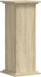 vidaXL - Plantenstandaard - 33x33x80 - cm - bewerkt - hout - sonoma - eikenkleurig