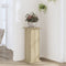 vidaXL - Plantenstandaard - 33x33x80 - cm - bewerkt - hout - sonoma - eikenkleurig