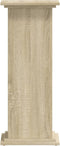 vidaXL - Plantenstandaard - 33x33x80 - cm - bewerkt - hout - sonoma - eikenkleurig