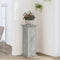 vidaXL - Plantenstandaard - 33x33x80 - cm - bewerkt - hout - betongrijs