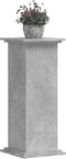 vidaXL - Plantenstandaard - 33x33x80 - cm - bewerkt - hout - betongrijs