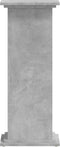vidaXL - Plantenstandaard - 33x33x80 - cm - bewerkt - hout - betongrijs