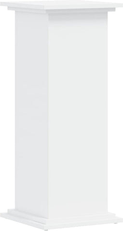 vidaXL - Plantenstandaard - 33x33x80 - cm - bewerkt - hout - wit
