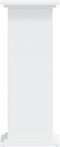 vidaXL - Plantenstandaard - 33x33x80 - cm - bewerkt - hout - wit