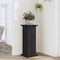vidaXL - Plantenstandaard - 33x33x80 - cm - bewerkt - hout - zwart