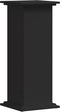 vidaXL - Plantenstandaard - 33x33x80 - cm - bewerkt - hout - zwart