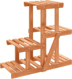 vidaXL - Plantenstandaard - 58x25x51 - cm - massief - vurenhout
