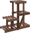 vidaXL - Plantenstandaard - 58x25x51 - cm - massief - vurenhout