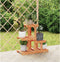 vidaXL - Plantenstandaard - 58x25x51 - cm - massief - vurenhout