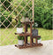 vidaXL - Plantenstandaard - 58x25x51 - cm - massief - vurenhout