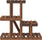 vidaXL - Plantenstandaard - 58x25x51 - cm - massief - vurenhout