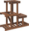 vidaXL - Plantenstandaard - 58x25x51 - cm - massief - vurenhout