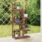 vidaXL - Plantenstandaard - 60x25x130 - cm - massief - vurenhout