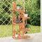 vidaXL - Plantenstandaard - 60x25x130 - cm - massief - vurenhout